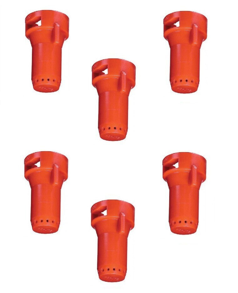Pack of 6 - TeeJet Stream-Jet SJ-7 7-Stream Outlet Spray Tip 0.4 GPM @ 40 PSI