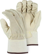Pair of Large Majestic Fleece Lined Pigskin Leather Palm Premium Gloves 1612