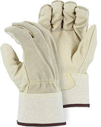 Pair of Large Majestic Fleece Lined Pigskin Leather Palm Premium Gloves 1612