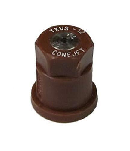 TeeJet ConeJet Hollow Cone Spray Tip 0.20 GPM @ 40 PSI Visiflo Brown TX-VS12