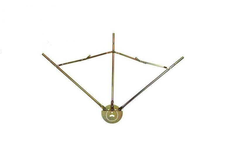Orange 3 Bow 48" Buggy Top Tractor Umbrella Frame & Canvas Cover JBT3 405672