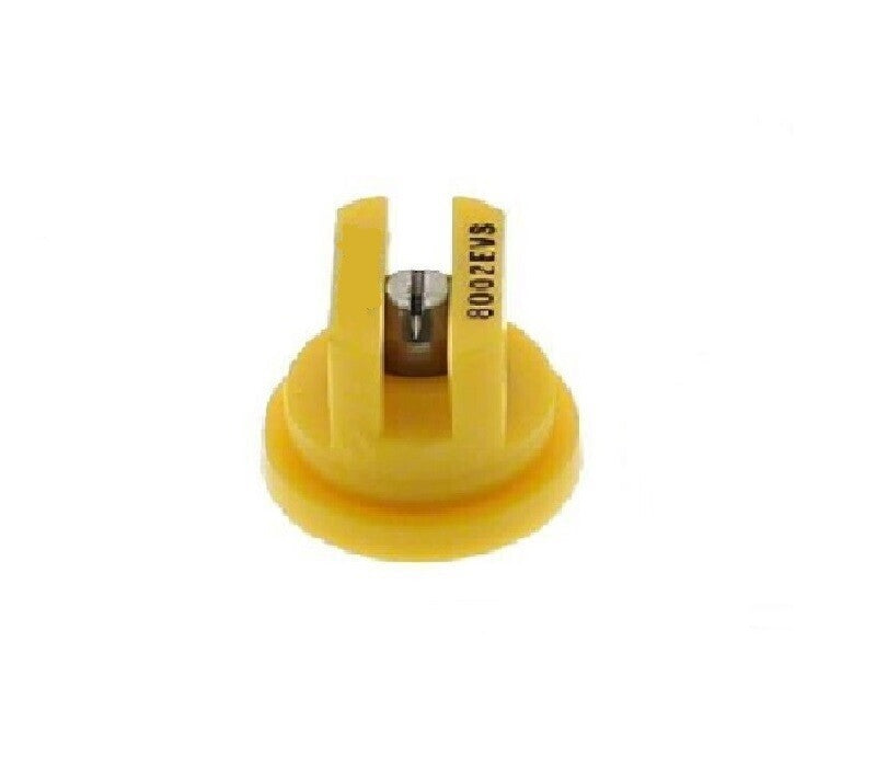 TeeJet Even Flat Spray Tip Yellow 80° Polymer w/ SS Insert 0.20 GPM @ 40 PSI