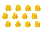 Pack of 12 - TeeJet Flat Spray Tips Yellow 110° Polymer Visiflo TP11002VP
