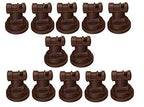 Pack of 12 - TeeJet Wide Angle Flat Spray Tips Brown 110° Polymer Visiflo