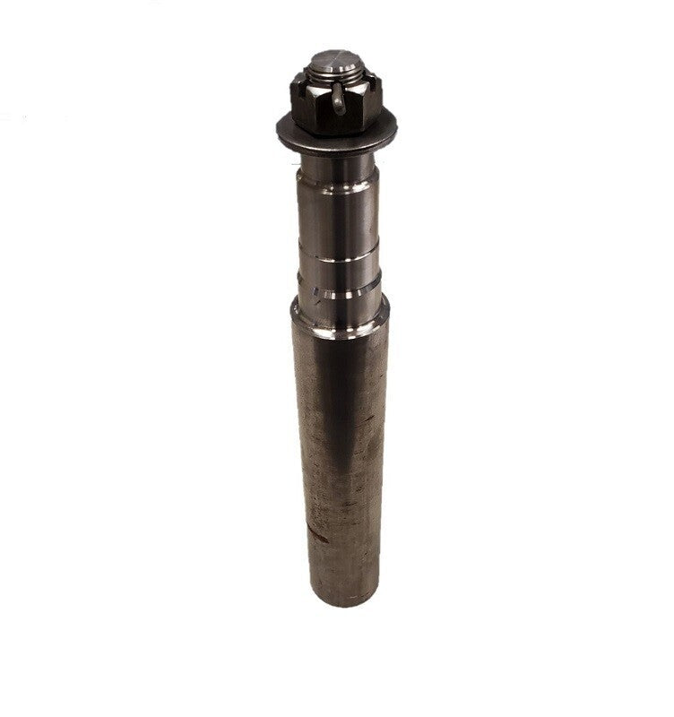 Heavy Duty Spindle 14" OAL x 2" w/ Washer, Nut & Pin Fits Hub 280722