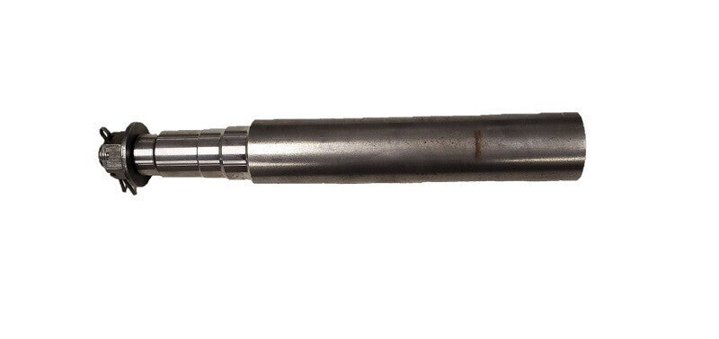 Heavy Duty Spindle 14" OAL x 2" w/ Washer, Nut & Pin Fits Hub 280722
