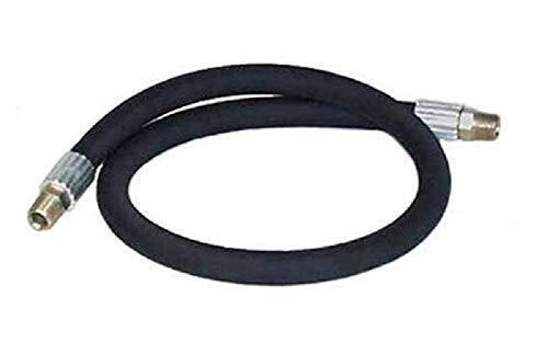 3/4" x 60" 2-Wire Hydraulic Hose Assembly Solid & Swivel Fittings 3,000 Max PSI