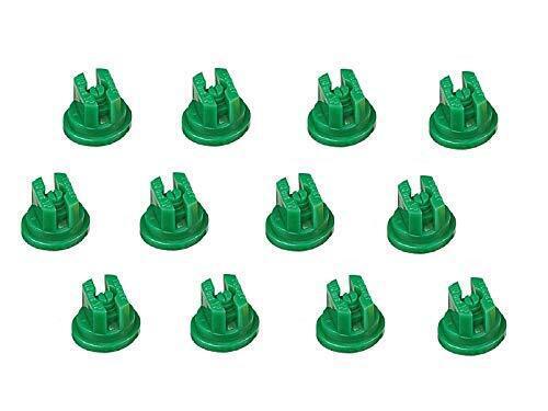 Pack of 12 - TeeJet Flat Spray Tips Green 110° Polymer Visiflo TP110015VP