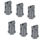 Pack of 6 - TeeJet Induction Flat Spray Tips Gray 110° Polymer Visiflo