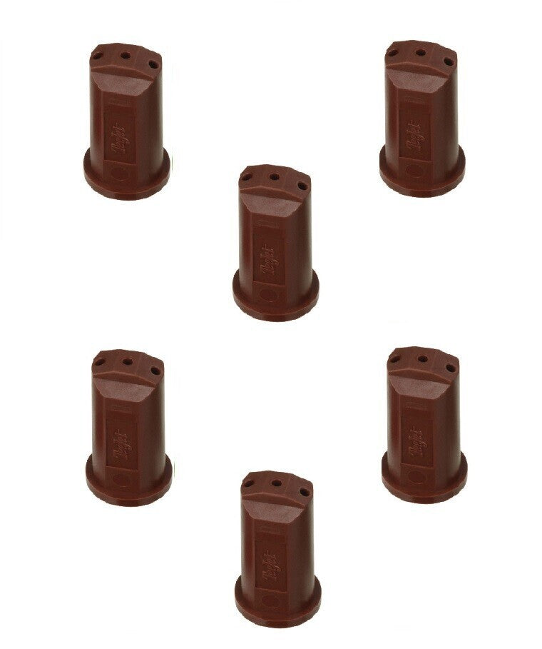 Pack of 6 - TeeJet Stream-Jet SJ-3 3-Stream Outlet Spray Tip 0.50 GPM @ 40 PSI