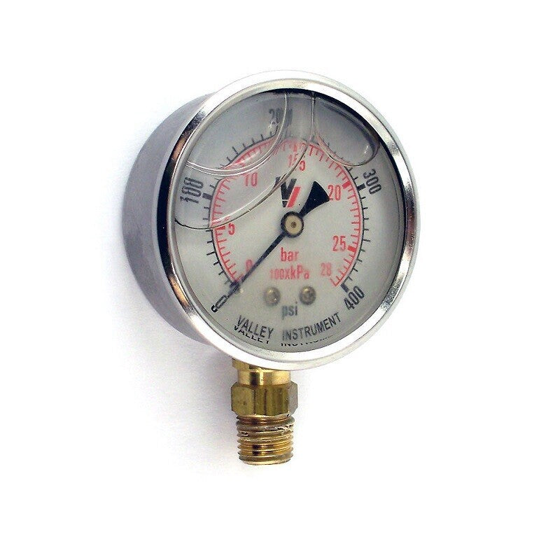 Pressure Gauge 0-600 Liquid 2-1/2" Dial SS Casing 2141GXB600