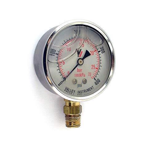 Pressure Gauge 0-600 Liquid 2-1/2" Dial SS Casing 2141GXB600