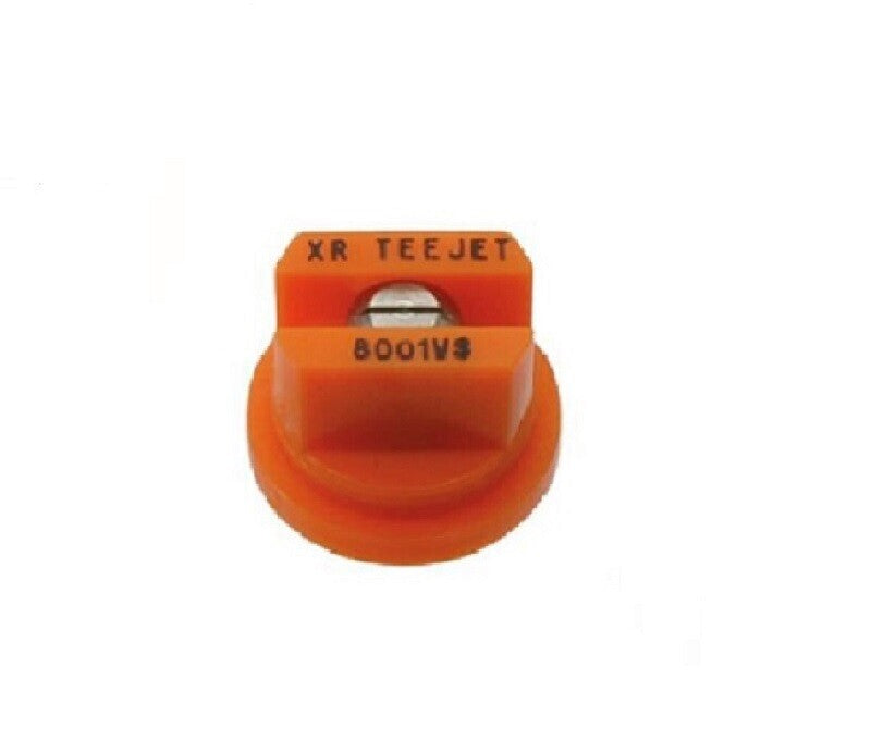 TeeJet Extended Range Flat Spray Tip Orange 80° Polymer w/SS Insert XR8001VS