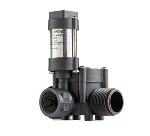 Electric Shutoff Solenoid Valve 1" Inlet x 1" Bypass Outlet x 3/4" Boom Outlet