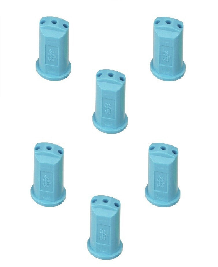 Pack of 6 - TeeJet Stream-Jet SJ-3 3-Stream Outlet Spray Tip 1.0 GPM @ 40 PSI