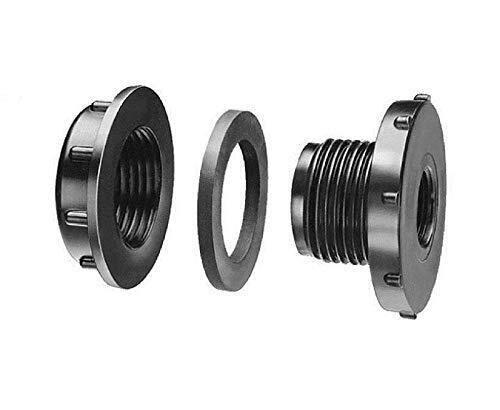 Hypro Poly Bulkhead Sprayer Tank Adapter Fitting 3/4" FPT & 1-5/8" O.D w/ Gasket