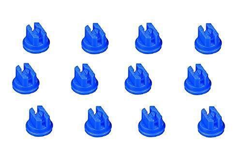 Pack of 12 - TeeJet Flat Spray Tips Blue 80° Polymer 0.3 GPM @ 40 PSI TP8003VP