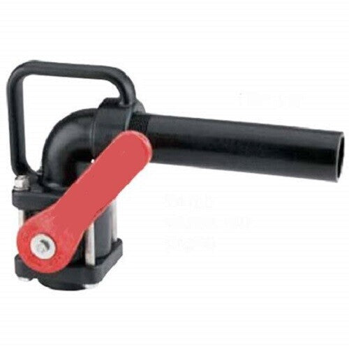 2" Banjo Polypropylene Full Port Nozzle Ball Valve w/ 90° Elbow & 8" Nozzle