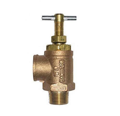 Brass Pressure Regulating Valve 1/2" NPT Inlet & Outlet w/ 0-300 PSI Range