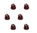Pack of 6 - TeeJet Extended Range Flat Spray Tips 110° Brown 0.5 GPM @ 40 PSI