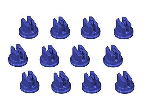 Pack of 12 - TeeJet Flat Spray Tips Blue 110° Polymer Visiflo TP11003VP