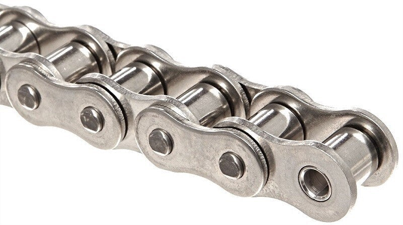50 Stainless Steel Roller Chain 10 Ft w/ Connecting Link RC50SS