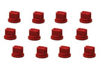 Pack of 12 - TeeJet Flat Spray Tips Red 80° Polymer 0.4 GPM @ 40 PSI TP8004VP