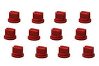 Pack of 12 - TeeJet Flat Spray Tips Red 80° Polymer 0.4 GPM @ 40 PSI TP8004VP