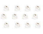 Pack of 12 - TeeJet Flat Spray Tips 80° Polymer w/ SS Insert 0.8 GPM @ 40 PSI