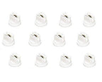 Pack of 12 - TeeJet Flat Spray Tips 80° Polymer w/ SS Insert 0.8 GPM @ 40 PSI