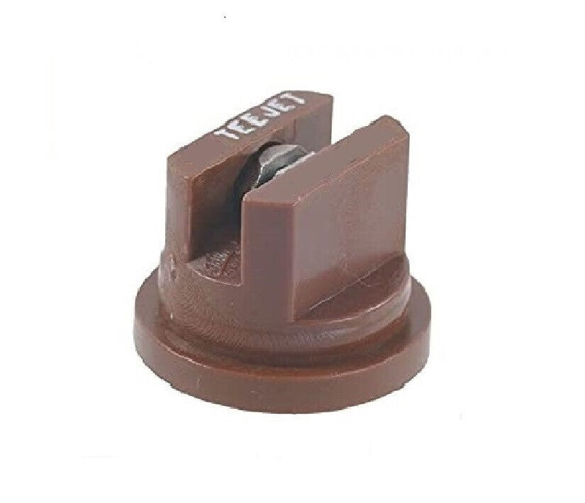 TeeJet DG Even Flat Spray Tip Brown 95° Polymer w/ SS Insert 0.5 GPM @ 40 PSI