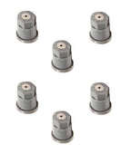 Pack of 6 - TeeJet ConeJet Hollow Cone Spray Tip 0.13 GPM @ 40 PSI Visiflo Gray