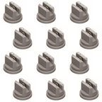 Pack of 12 - TeeJet Flat Spray Tips 80° Polymer w/ SS Insert 0.6 GPM @ 40 PSI