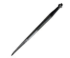 43" Black Tapered Bale Spears w/ Nut 3,500 LB Cap 28 MM Dia. Italian Made 83120