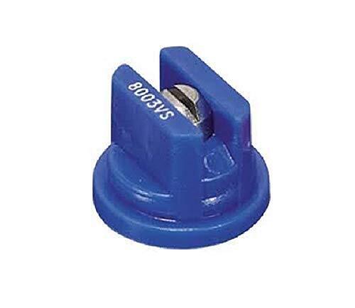TeeJet Flat Spray Tip Blue 80° Polymer w/ SS Insert 0.3 GPM @ 40 PSI TP8003VS