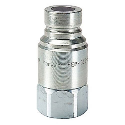 Parker 7/8" - 14 ORB Female NPSF Flush Face Non-Spill Quick Male Nipple