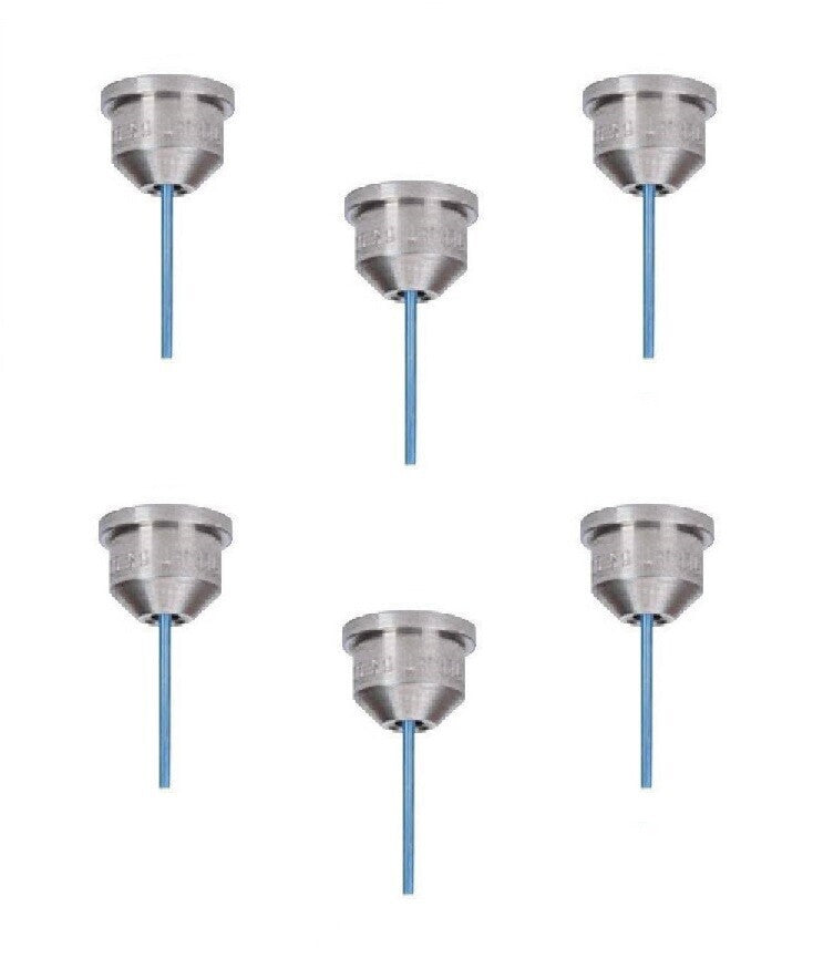 Pack of 6 - TeeJet Stream-Jet Solid Stream SS Nozzle Spray Tip 1.0 GPM @ 40 PSI