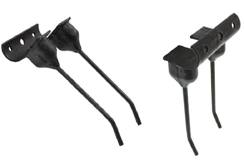 10 of Double Rubber Mount Rake Teeth 5.25" Tines x 2.375" Tine Gap RMT883