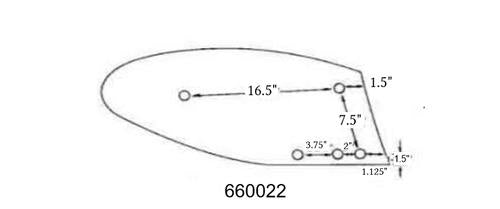 14" Moldboard Right Hand Replaces MF 660022