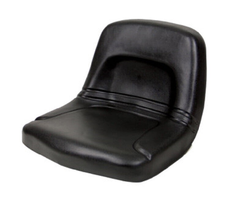 Replacement For Seat High-Back Steel Pan Style 18" Wide - Black 155000BK