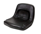Replacement For Seat High-Back Steel Pan Style 18" Wide - Black 155000BK