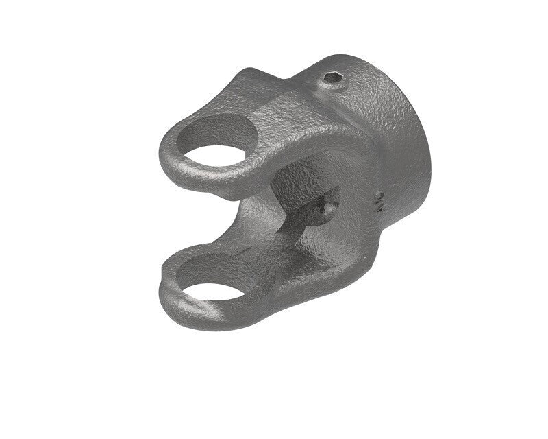 Weasler 1-1/4" Round Bore 1/4" & 5/16" Keyway & Set Screw Implement Yoke 6N