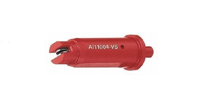 TeeJet Air Induction Flat Spray Tip Red 110° Polymer Visiflo AI11004-VS