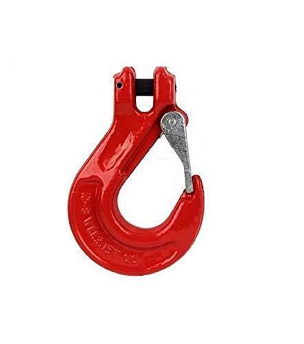 Clevis Sling Hook Latch Fatigue Rated 2.5 Times Working Load Limit w/ Roll Pins