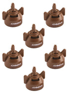 6 of Hypro Guardian Air Brown Polymer Spray Tip 110° Rated @ 0.50 GPM 40 PSI