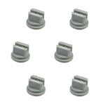 Pack of 6 - TeeJet Even Flat Spray Tip 80° Polymer w/ SS Insert 0.6 GPM @ 40 PSI