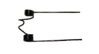 Replacement For Baler Tooth 6.75" Tine x 4.5" Tine Gap x 1.4375" Coil 506446E