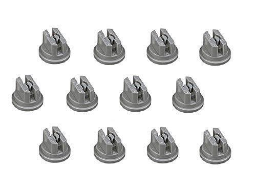 Pack of 12 - TeeJet Flat Spray Tips Gray 110° Polymer Visiflo TP11006VP