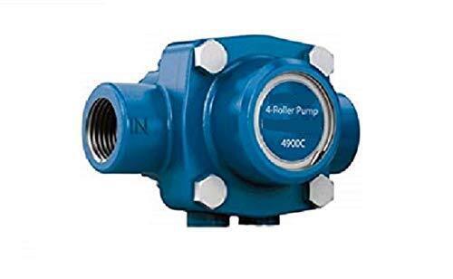 Delavan 4 Roller Cast Iron Pump 5/8" Shaft & 3/4" NPT Inlet & Outlet 4900C