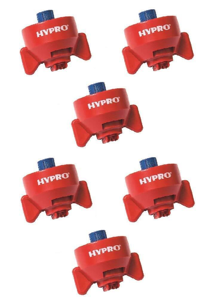 6 of Hypro Ultra-Lo Drift Red Polymer Spray Tips 120° Rated @ 0.40 GPM 40 PSI